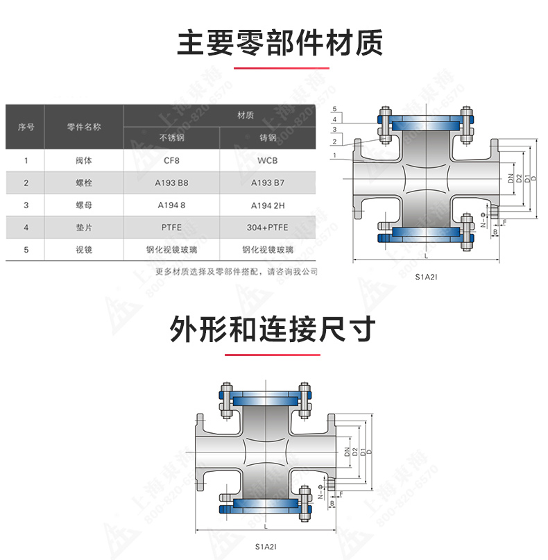 法兰管道视镜_MILAN米兰体育(中国)官方网站结构图.jpg